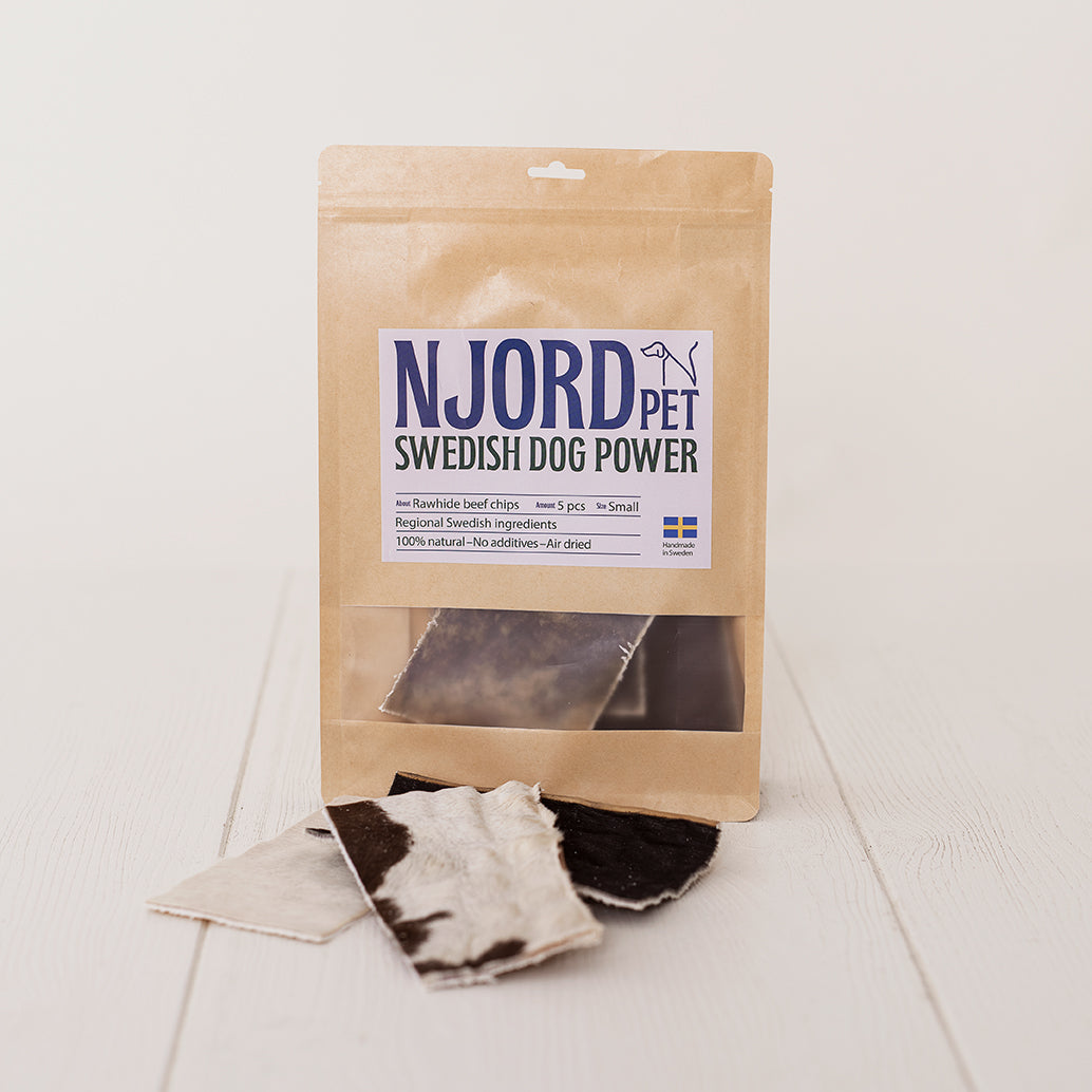Njord Pet - Beef chips with hair