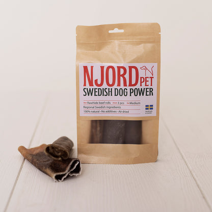 Njord Pet - Beef roll with hair