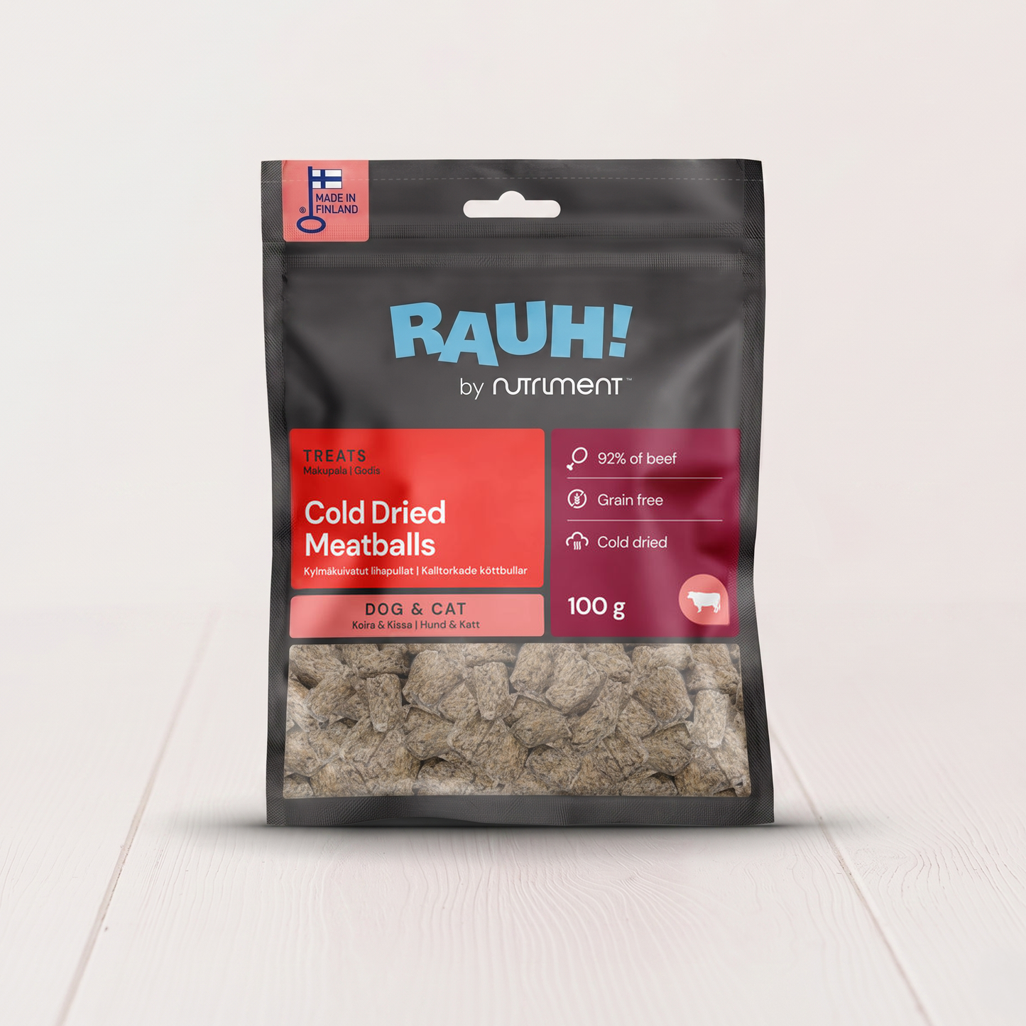 RAUH! by Nutriment - Dog Treat Freeze-dried Meatballs