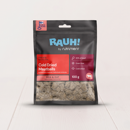 RAUH! by Nutriment - Dog Treat Freeze-dried Meatballs